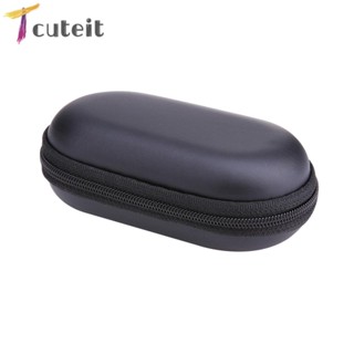 Tcuteit กล่อง EVA ทรงวงรี สําหรับใส่จัดเก็บหูฟัง บลูทูธ สายเคเบิ้ล