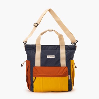 [นําเข้า] - Tragata NAVY ORANGE - TOTE BAG กระเป๋าสลิง