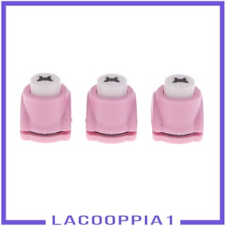 [Lacooppia1] เครื่องเจาะรู แฮนด์เมด ขนาดเล็ก สําหรับทําสมุดภาพ การ์ดอวยพร 3 ชิ้น