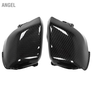 ANGEL 2 ชิ้นคาร์บูเรเตอร์ฝาครอบด้านข้างคาร์บอนไฟเบอร์ ABS สำหรับ CB 400 CB400 VTEC 1999-2007