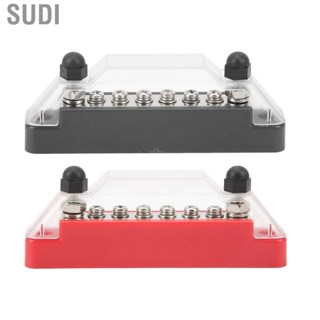 Sudi 6 Way Circuit Fuse Holder Deformation Resistant Easy To Operate Heat Block Insulated for RVs