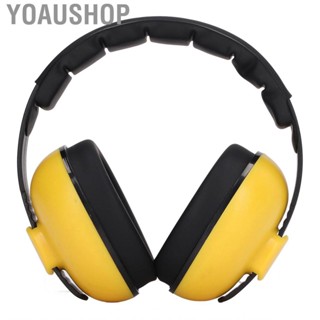 Yoaushop Ear Muffs  Comfortable Wearing Earmuffs NRR 31DB Noise Reduction Foldable ABS  for Landscaping Business