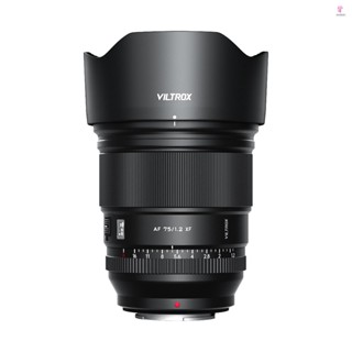 Viltrox AF 75/1.2XF Pro Camera Lens for Portrait Photography - Auto Focus, Large Aperture, Fujifilm X-Mount