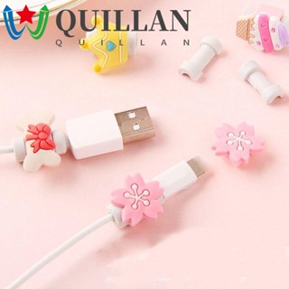 Quillan ตัวถนอมสายชาร์จ USB กันสายหัก ลายการ์ตูนน่ารัก