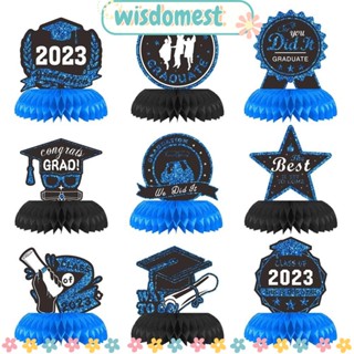 Wisdomest โคมไฟกระดาษ 2023 สําหรับตกแต่งโต๊ะเรียนจบ 9 ชิ้น ต่อชุด