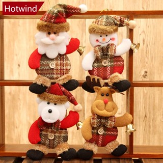 Hotwind จี้ตุ๊กตาซานตาคลอส สโนว์แมน 17 ซม. สําหรับแขวนตกแต่งบ้าน ต้นคริสต์มาส ปีใหม่ C3X5