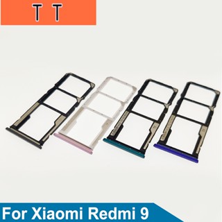  ถาดซิมการ์ดนาโน พลาสติก โลหะ แบบเปลี่ยน สําหรับ XiaoMi Redmi 9