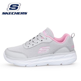 Skechers_ MAX CUSHION รองเท้ากีฬา รองเท้าวิ่ง ผ้าตาข่าย ระบายอากาศ สําหรับผู้ชาย และผู้หญิง