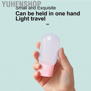 Yuhenshop Soft Travel Bottles Squeezable Empty Cosmetic Container Refillable for Face Wash Lotion