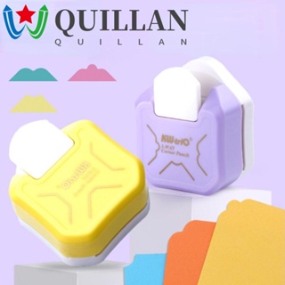 Quillan อุปกรณ์เจาะมุมกระดาษ R4 R7 R10 มม. 3 in 1 สําหรับสํานักงาน