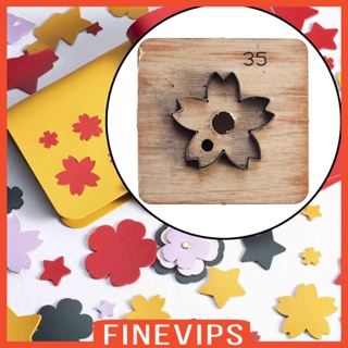 [Finevips] แผ่นแม่แบบไม้ ตัดหนัง รูปดอกไม้ แฮนด์เมด DIY สําหรับตัดกระดาษ พวงกุญแจ กระเป๋าเป้สะพายหลัง บ้าน เครื่องประดับ