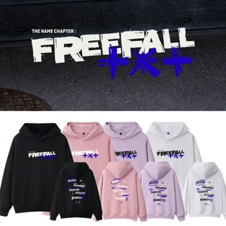 เสื้อแจ็กเก็ตกันหนาว มีฮู้ด ลาย Kpop TXT The Name Chapter FREEFALL สไตล์สตรีท สําหรับผู้ชาย และผู้หญิง