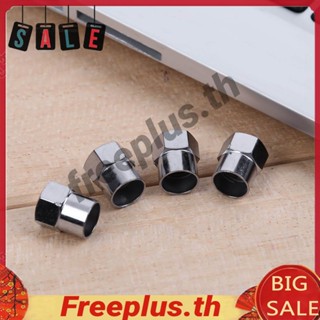 ฝาครอบวาล์วล้อพลาสติก ชุบโครเมี่ยม สําหรับ Schrader Valves 100 ชิ้น [freeplus.th]