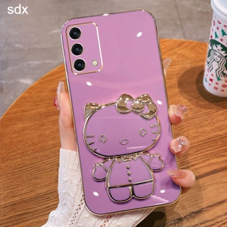 เคสโทรศัพท์ สําหรับ OPPO Reno 7 6 6Z 5 4 4Z 8T 8 2 2Z Pro 4G 5G มือถือแบบนิ่ม กันกระแทก พร้อมกระจกขาตั้ง