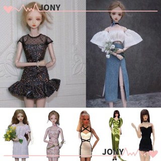 Jy1 ชุดเดรสลําลอง อุปกรณ์เสริม สําหรับตุ๊กตา 1/6 BJD