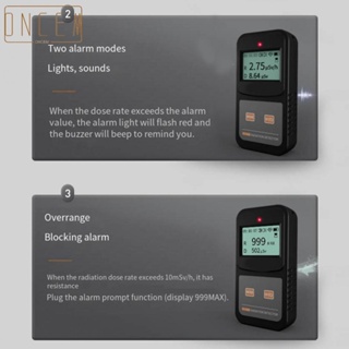 【ONCEMOREAGAIN】RS1000 Radiation Detector Alarm β Gamma X-rays Radiation Testing Geiger Counter