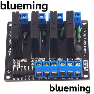 Blueming2 โมดูลรีเลย์ 5V 2A 4 ช่องทาง ควบคุมโซลิดสเตท 4 ช่องทาง