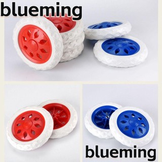 Blueming2 อะไหล่ล้อรถเข็นช้อปปิ้ง เส้นผ่าศูนย์กลาง 6.5 นิ้ว สีดํา แบบเปลี่ยน 2 ชิ้น