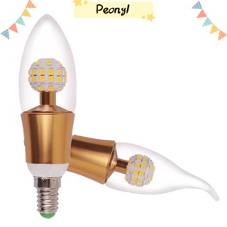 Pdony หลอดไฟคริสตัล E14 5W 7W 9W 12W LED สีขาวอบอุ่น