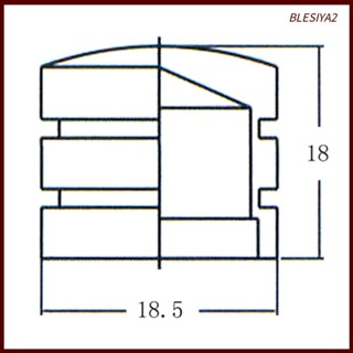 [Blesiya2] ลูกบิดควบคุมความเร็ว เส้นผ่าศูนย์กลาง 6 มม. (0.24 นิ้ว) 2 ชิ้น หม้อเพลา ระดับเสียง