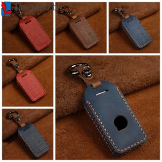 Lacyeszb เคสกุญแจรีโมตรถยนต์หนัง 5/6 ปุ่ม 5 6 ปุ่ม สีฟ้า น้ําตาล แดง