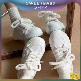 Sweetbaby💋ส่งเร็ว🚚รองเท้าผ้าใบ ส้นแบน สวมใส่สบาย แฟชั่นฤดูใบไม้ผลิ และฤดูร้อน สําหรับผู้หญิง 2023