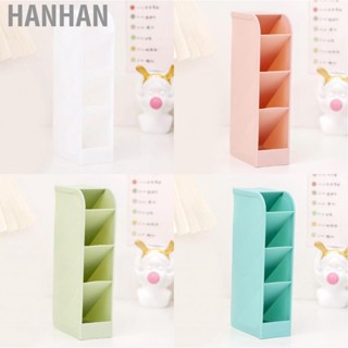 Hanhan Pen Holder Simple Practical Multicell Small Candy Color Student Stationery Storage Box