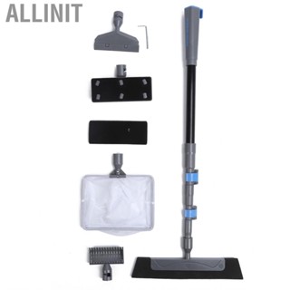 Allinit Fish Tank Telescopic Brush Cleaning Tool Set Net Algae Scraper Glass