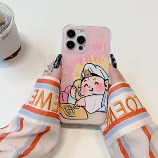 เคสโทรศัพท์มือถือแบบแข็ง กันกระแทก ลายเจ้าแม่กวนอิมน่ารัก เรียบง่าย สําหรับ iPhone 1114ProMax 13PROMAX 12PROMAX