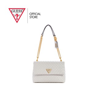 GUESS กระเป๋าถือ รุ่น WA877421 LISBET CONVERTIBLE XBODY FLAP สีเบจ