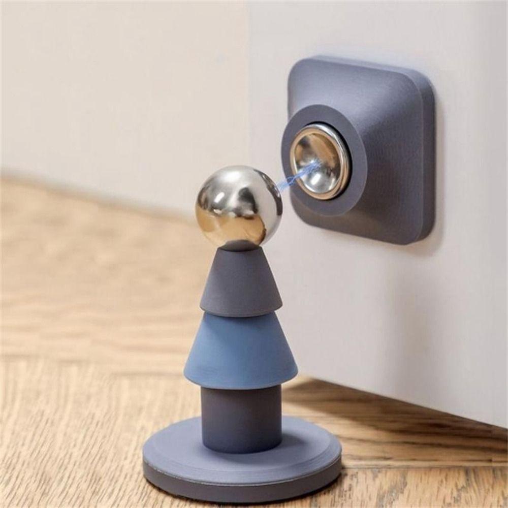 ประกายไฟ กันชนประตูแม่เหล็ก, ซิลิโคนกาวตนเองประตูดูด, สร้างสรรค์คงที่แม่เหล็กที่แข็งแกร่งฟรีหมัดประตูหยุดกันชนห้องน - รูปที่ 3