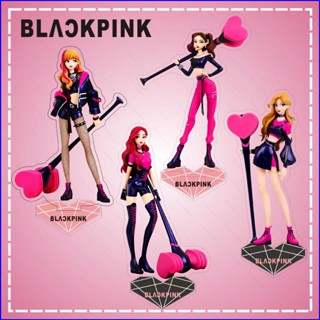 Gp1 โมเดลฟิกเกอร์อะคริลิค รูปการ์ตูน Blackpink Lisa Jisoo Jennie สําหรับตกแต่งบ้าน