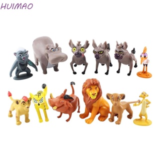 Huimao ตุ๊กตาฟิกเกอร์ PVC รูปการ์ตูนอนิเมะ Lion King Kion Simba ของเล่นสําหรับเด็ก