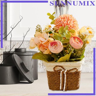 [Sunnimix] กระถางดอกไม้ประดิษฐ์ บอนไซ สําหรับตกแต่งบ้าน ออฟฟิศ