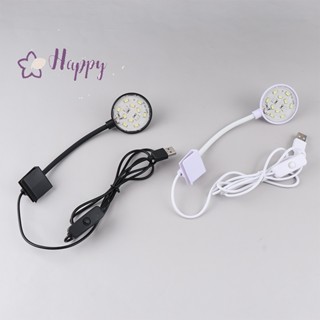 &lt;Happybay&gt; คลิปไฟตู้ปลา LED หมุนได้ 360 องศา 5W ปลั๊ก USB ลดราคา