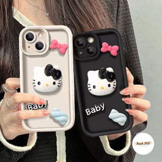 เคสโทรศัพท์มือถือนิ่ม ลายแมวคิตตี้ 3D แต่งโบว์ ลูกอม ลูกอม สําหรับ Samsung A13 A24 A14 A03 A34 A12 A23 A03s A04 A32 A50 A31 A02s A20 A04s A04E A10s A50s A11 A10s A51 A52 A20s A30s