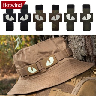 Hotwind สายรัดแขนเรืองแสงในที่มืด ลายตาเสือ สําหรับหมวกกันน็อค กระเป๋าเป้สะพายหลัง F1V6