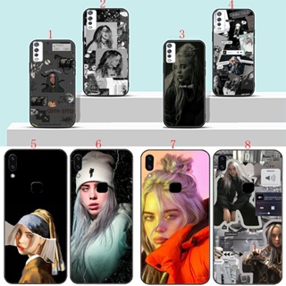 เคสโทรศัพท์มือถือแบบนิ่ม ลาย Billie Eilish น่ารัก สีดํา สําหรับ Vivo Y95 Y93 Y91 C Y81 Y81s Y71 V5 V5s Y67 Y69 H14