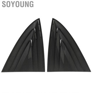 Soyoung Rear Window Shutters Trim Convenient To Use Stable Performance Textured Appearance Car Louver Lasting