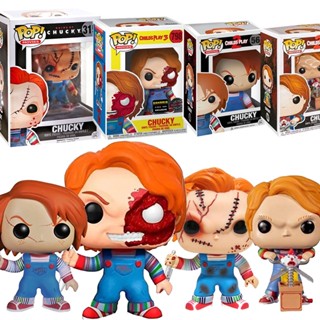 โมเดลฟิกเกอร์ Funko POP Bloody Version Chucky Action Figure 798 315 56 841 เหมาะกับของขวัญฮาโลวีน ของเล่นสําหรับเด็ก