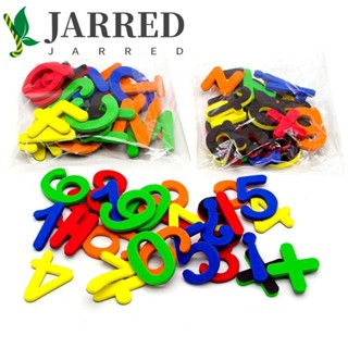 Jarred สติกเกอร์แม่เหล็ก EVA ลายตัวอักษรภาษาอังกฤษ ล้างทําความสะอาดได้ 24 ชิ้น