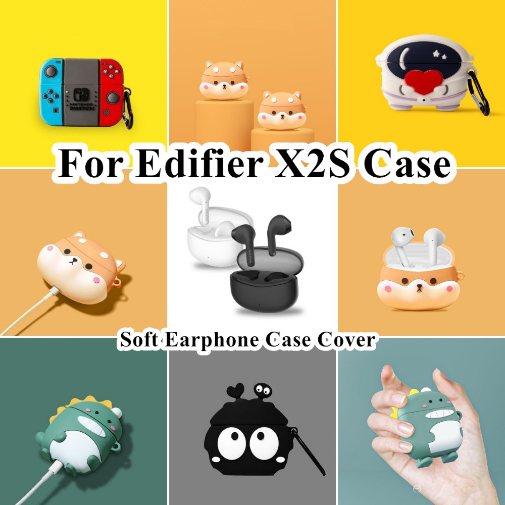 【imamura】เคสหูฟัง แบบนิ่ม กันกระแทก ลายการ์ตูน สําหรับ Edifier X2S Edifier X2S