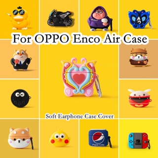 พร้อมส่ง!  เคสหูฟัง แบบนิ่ม ลายการ์ตูน สําหรับ OPPO Enco Air 2