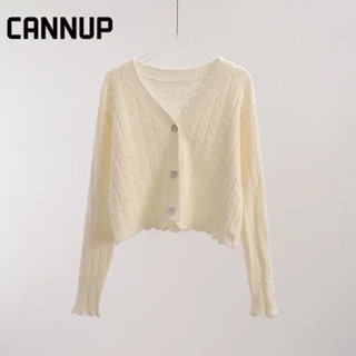 Cannup เสื้อคลุม เสื้อกันหนาว วินเทจ ทันสมัย ล้ำสมัย ชิค WMY2390NXM37Z230914