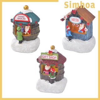 [SIMHOA] บ้านเรืองแสง มีไฟ สําหรับตกแต่งบ้าน เทศกาลคริสต์มาส และงานแต่งงาน