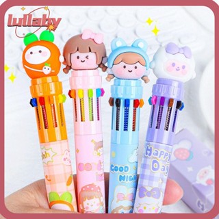 Lullaby ปากกามาร์กเกอร์ 10 สี 10 สี คุณภาพสูง สําหรับโรงเรียน 2 ชิ้น