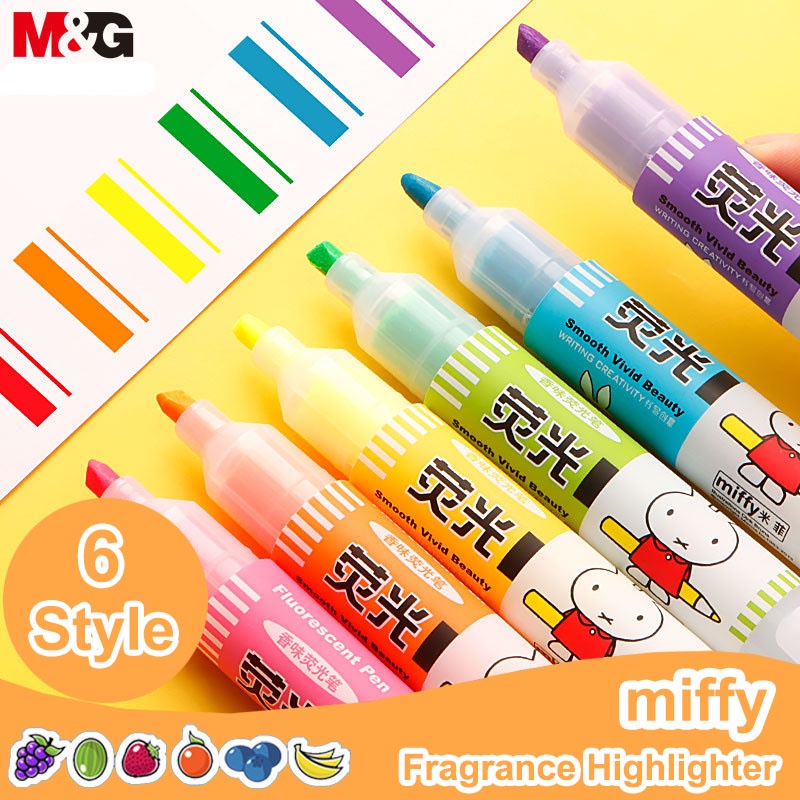 #ปากกาเน้นข้อความ #MiffyFragrance #MF5301 #สีพาสเทล #เครื่องเขียนน่ารัก