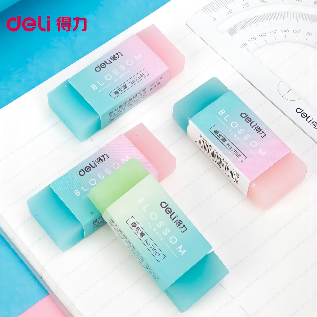 Deli ยางลบปากกาเจล ลบได้ ใช้ได้สองแบบ สําหรับนักเรียน WJ401