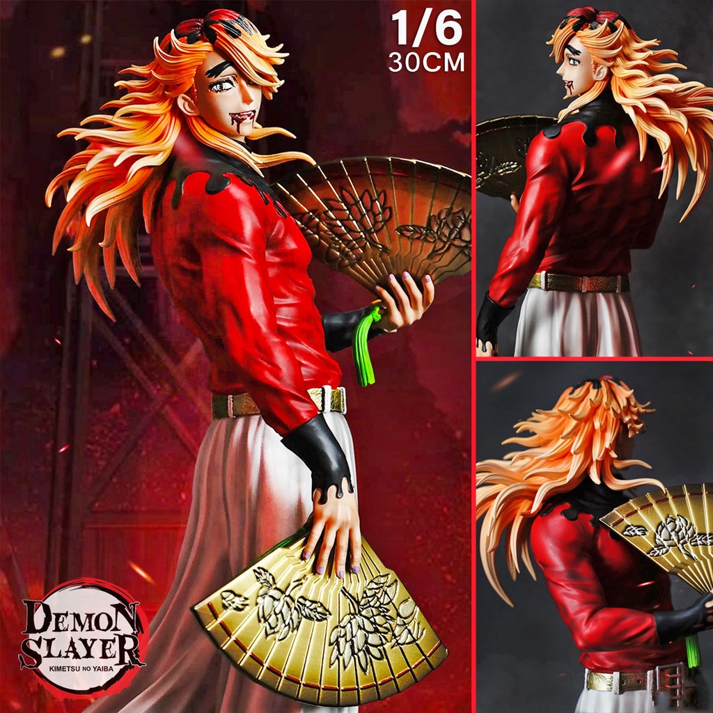 Figure ฟิกเกอร์ Cheng x Jacksdo Studio Demon Slayer เดม่อน  ดาบพิฆาตอสูร Douma โดมะ อสูรร้าย 1/6 Res