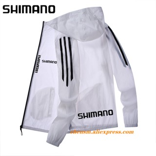 Shimano เสื้อแจ็กเก็ต เสื้อกันลม ลําลอง ผ้าเรยอน แบบบาง ระบายอากาศ ทรงหลวม เหมาะกับฤดูร้อน สําหรับผู้ชาย และผู้หญิง